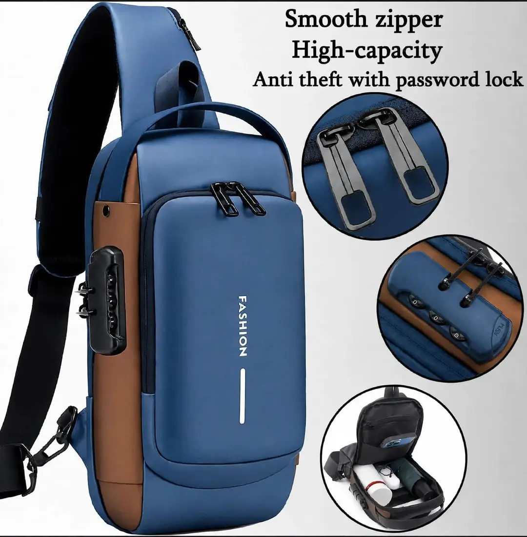 Water Resistant Anti Theft Crossbody Bag for Travel price in Pakistan