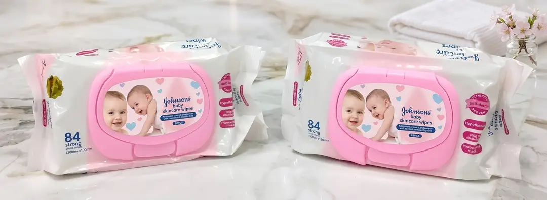 Johnsons Baby wipes pack of 3 Pcs