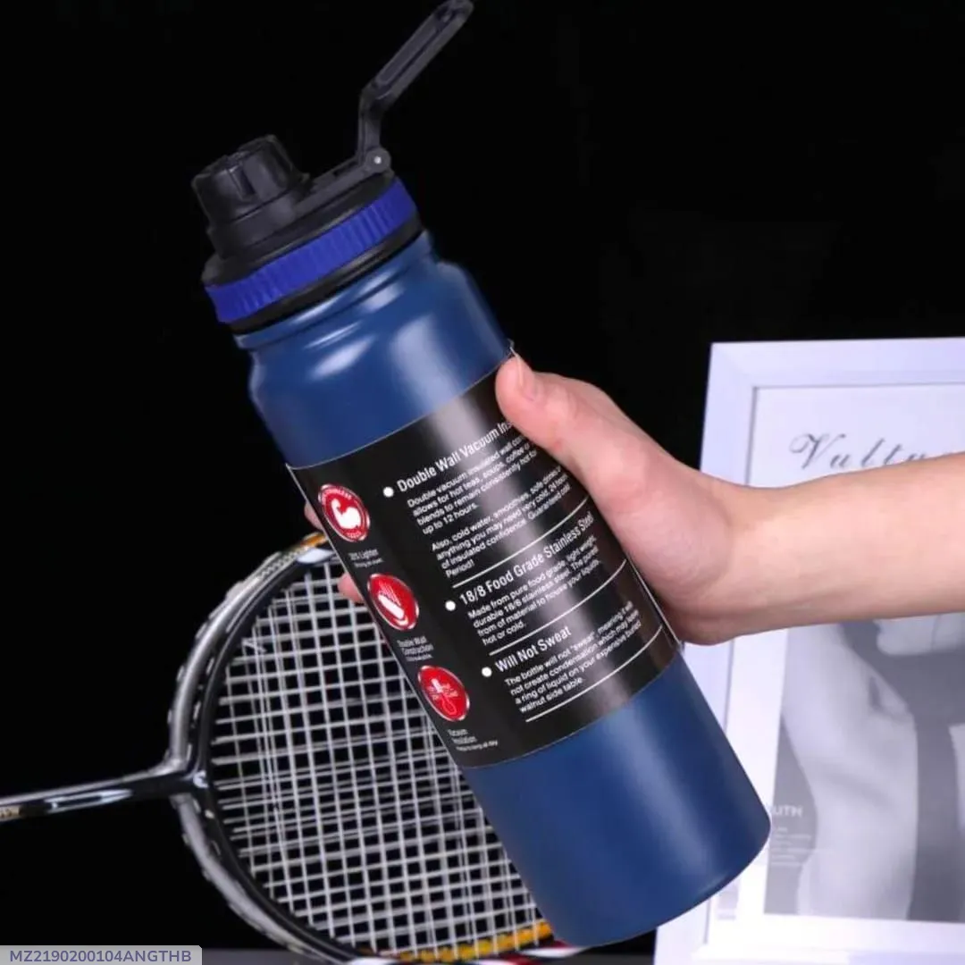 Vacuum Stainless Steel Water Bottle Blue 12Hr Cold price in Pakistan