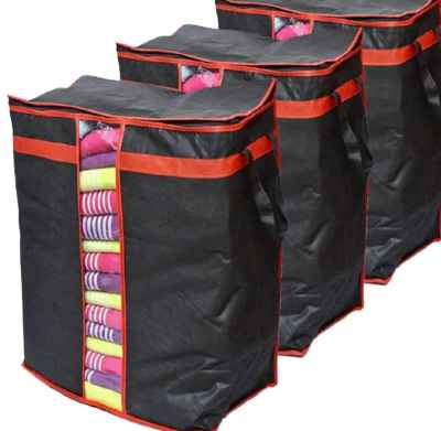 Pack of 3,Pack of 5,-Improved Quality LARGE Storage Bags FOR SHIRTS CLOTHS AND B